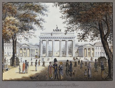 La Porta di Brandeburgo, Berlino da F.A. Calau